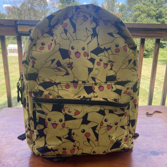 Pokémon Pikachu Black/Yellow Backpack - Picture 2 of 7